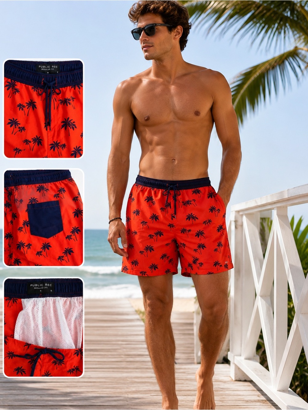 Public Record‎ Swim Trunks
